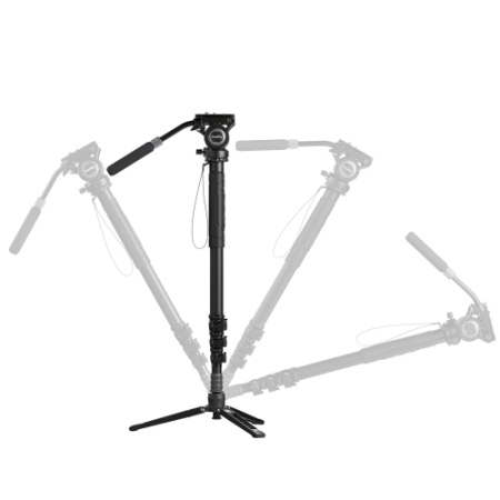 SmallRig 6623 - profesjonalny monopod Carbon z głowicą video i podstawą - możliwości